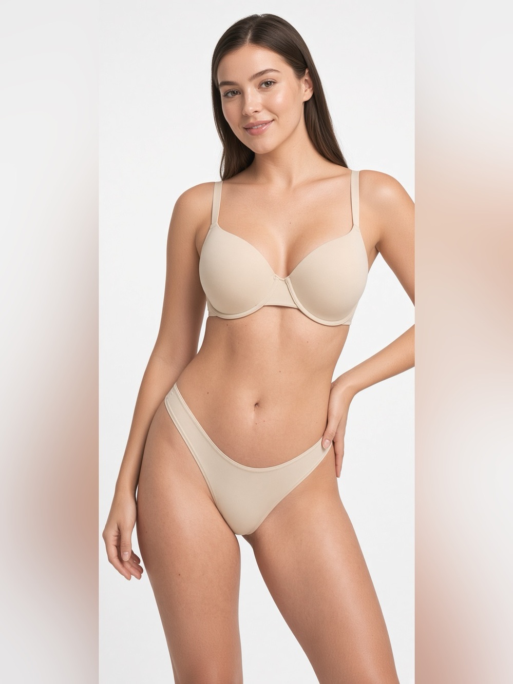 🤎 SKIMS Fits Everybody Thong | Sand | Size S | NWOT 🏷️